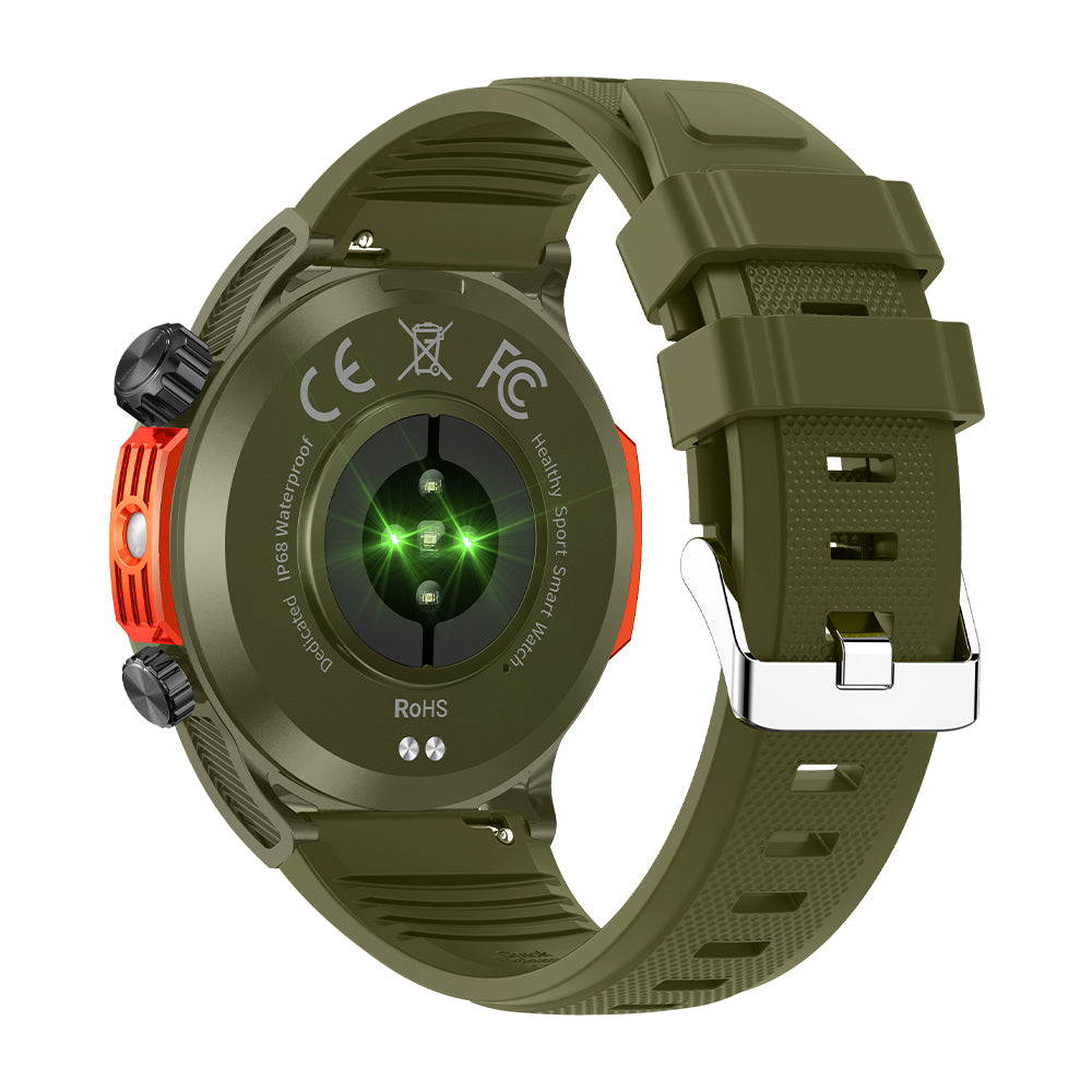 Smart watch COLMI V71 green back view