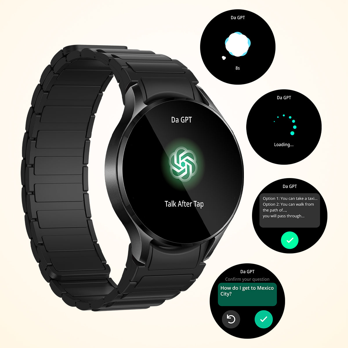 Smart Watch COLMI i28 ultra HD Da GPT