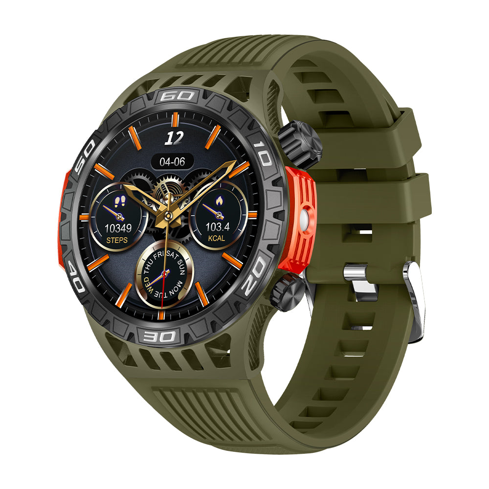 Smart watch COLMI V71 green left side view
