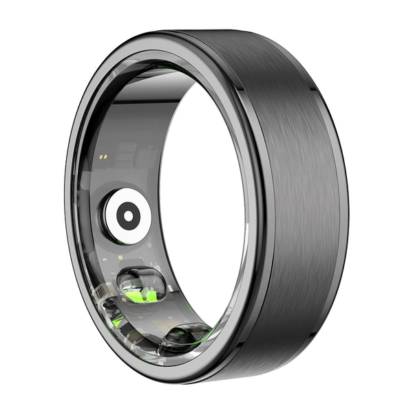 COLMI R03 Smart Ring 2024: Batteria 39 Giorni, Monitor Salute, IP68, 5ATM, Tungsteno – Nero