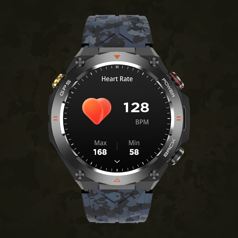 COLMI V75 GPS Smart Watch 1.45 Ultra HD Display Built-in GPS & Compass MakeReceive Phone Calls Smartwatch 650mAh Battery