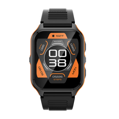 Smart Watch COLMi P73 Black Orange Front View（1）