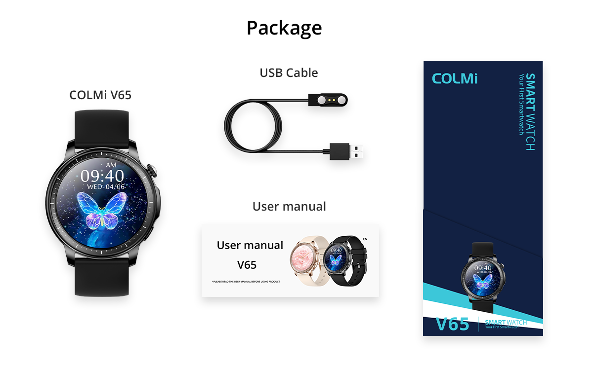 Smart Watch COLMI V65 Package Contents (21)