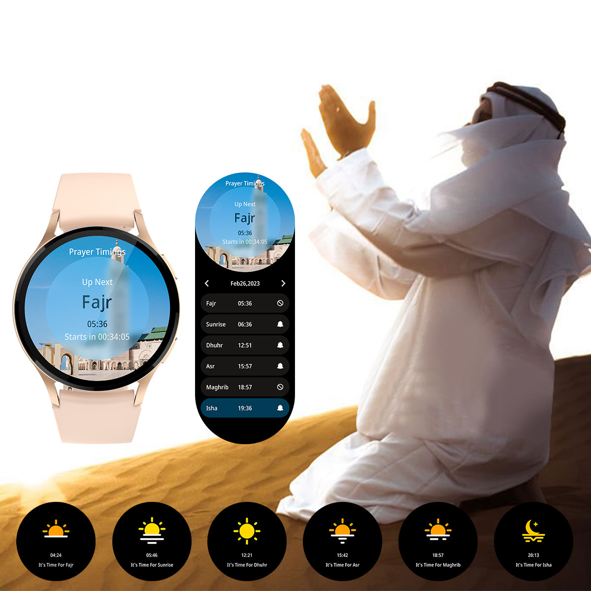 Smart Watch COLMI i28 ultra HD Muslim Prayer