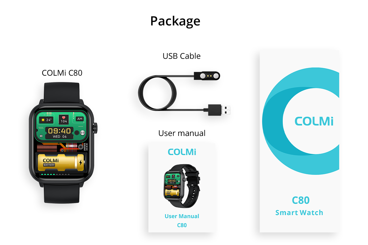 Smart Watch COLMi C80 Package Contents (21)