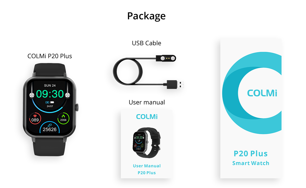 Smart Watch COLMi P20 Plus Package Contents (21)