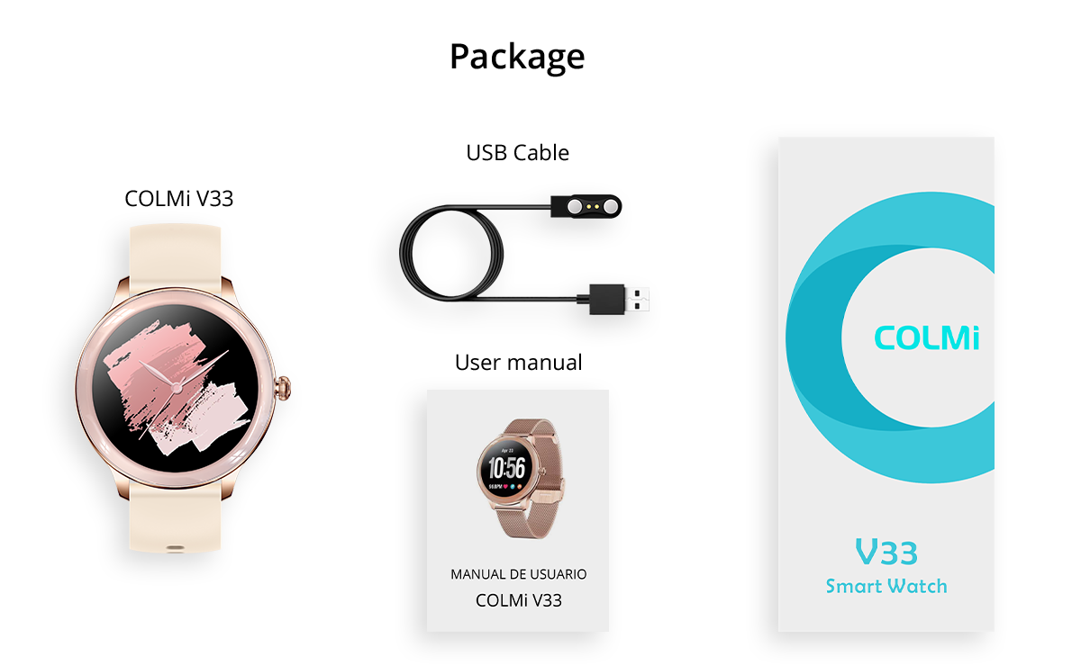 Smart Watch COLMi V33 Package Contents (20)