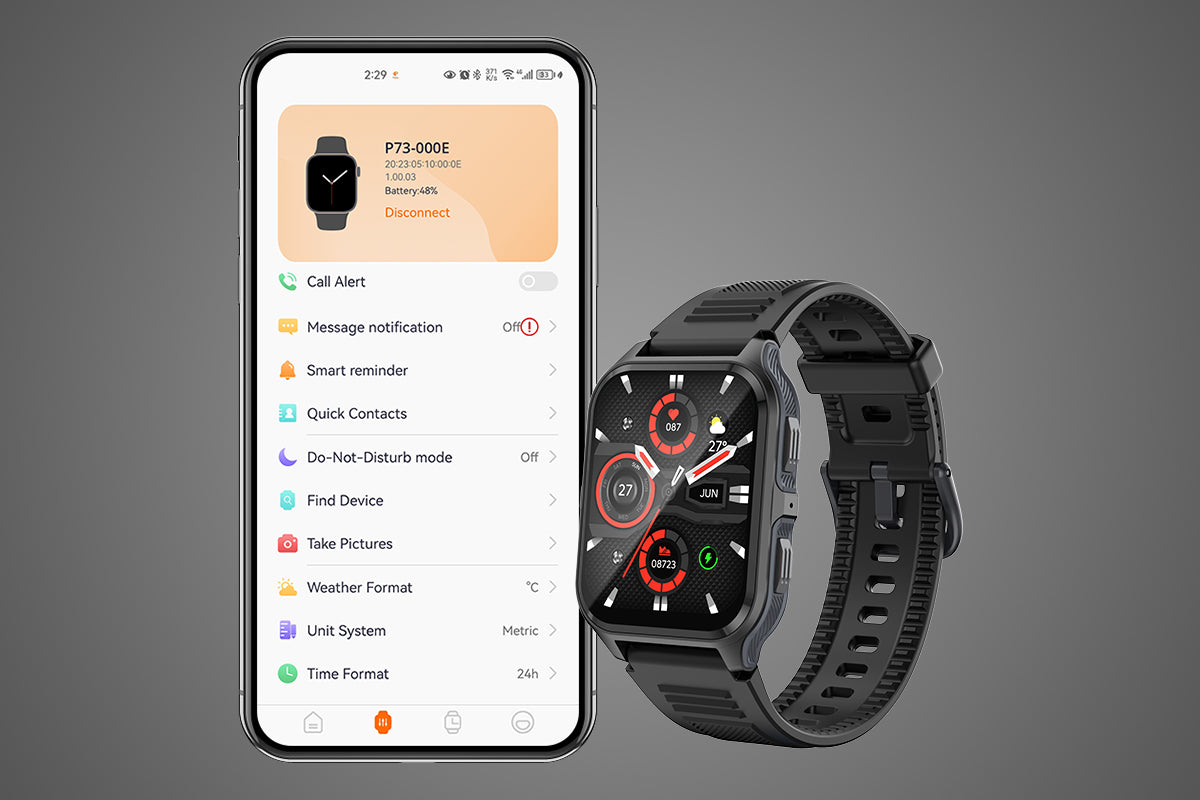 Smart watch COLMI P73 APP connection (8)