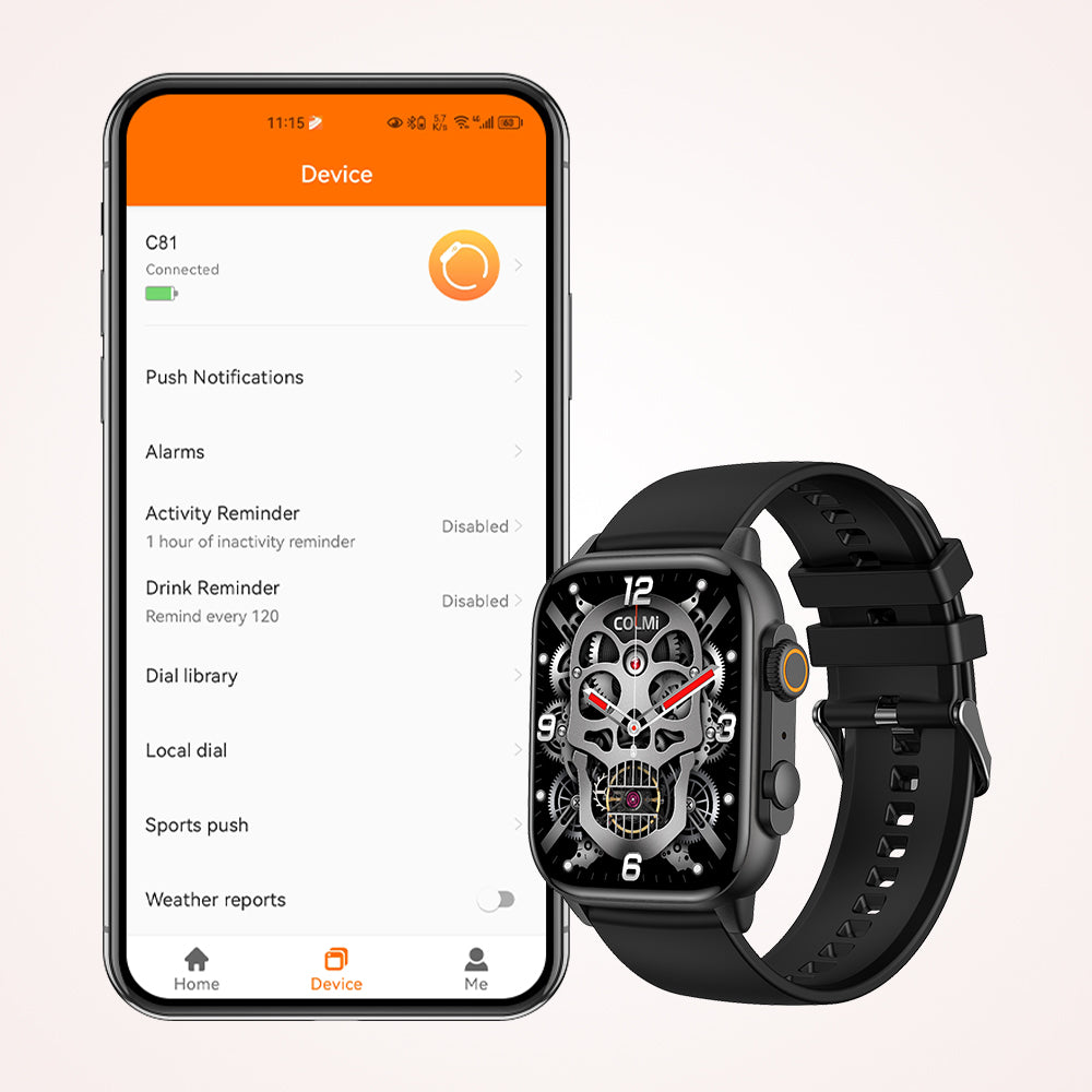 Smart watch COLMi C81 APP connection (12)