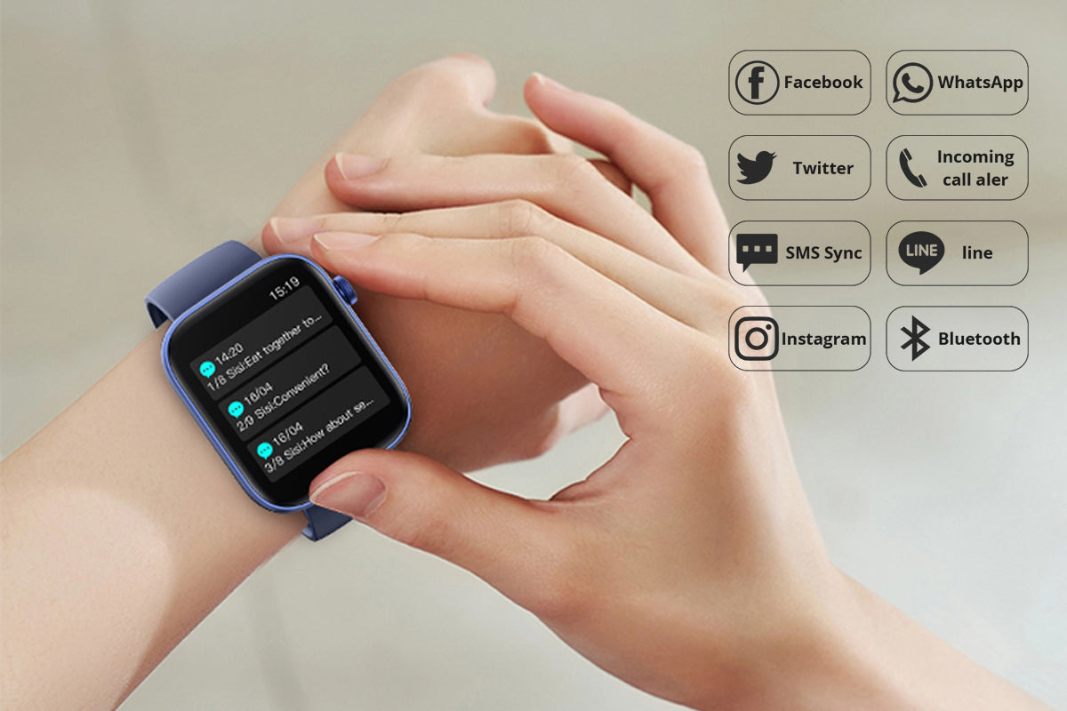 Smart watch COLMi P71 receiving information (7)