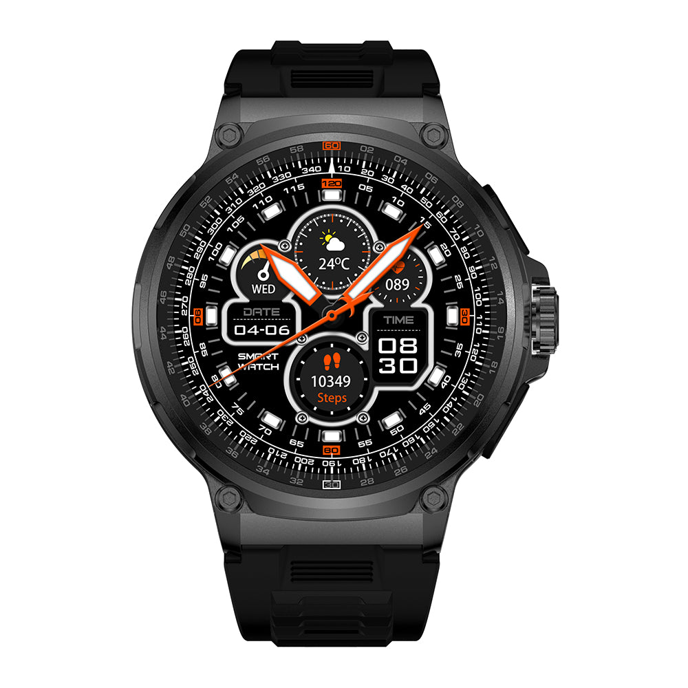 Smart watch COLMI V69 black front view
