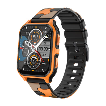 Smart watch COLMi P73 orange and black camouflage strap left picture (6)