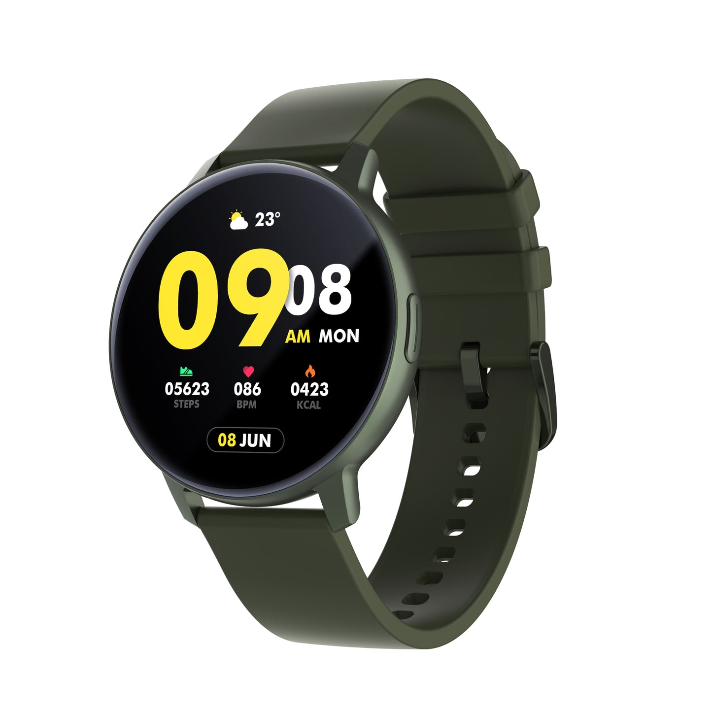 Smart watch COLMi i31 green side view